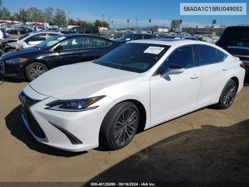 2024 Lexus Es 300H VIN: 58ADA1C15RU049052 Lot: 40125090