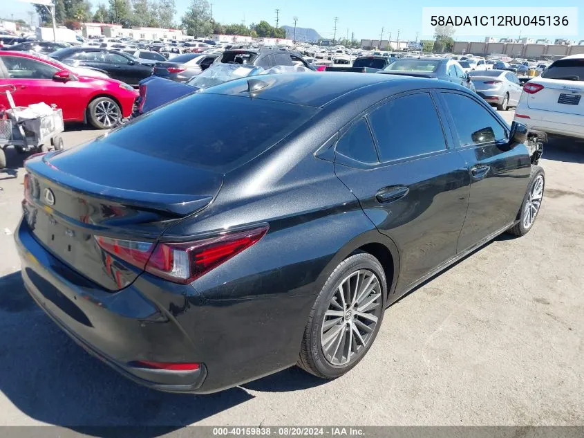 2024 Lexus Es 300H VIN: 58ADA1C12RU045136 Lot: 40159838