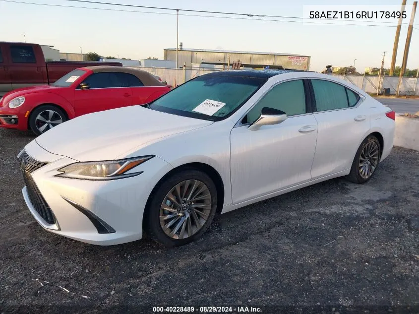 2024 Lexus Es 350 Luxury VIN: 58AEZ1B16RU178495 Lot: 40228489