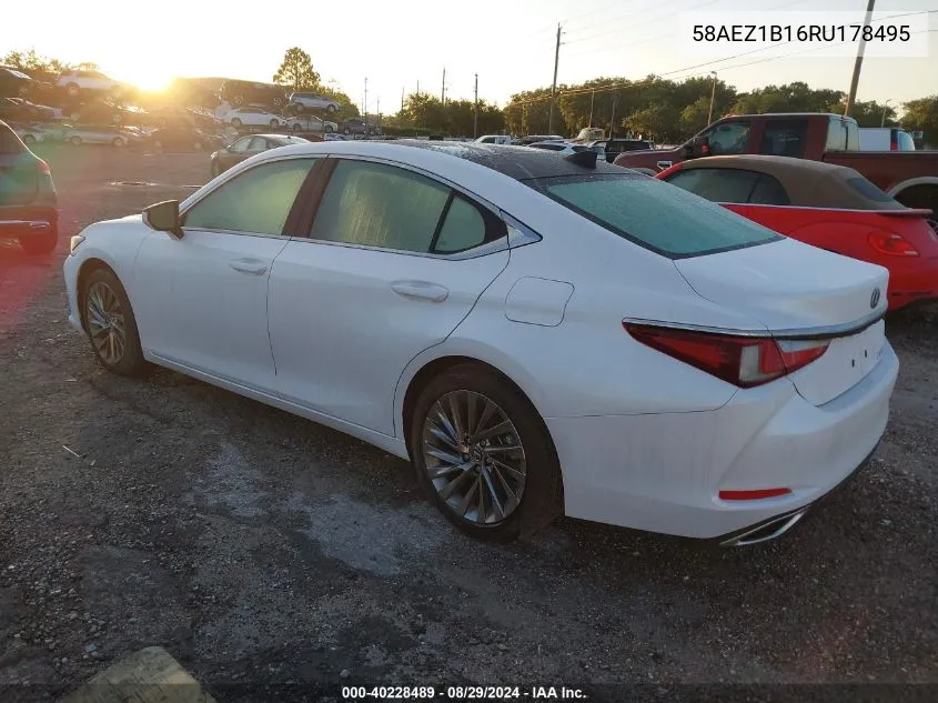 2024 Lexus Es 350 Luxury VIN: 58AEZ1B16RU178495 Lot: 40228489