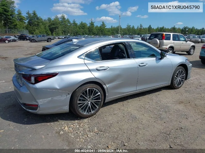 2024 Lexus Es 300H VIN: 58ADA1C1XRU045790 Lot: 40241041