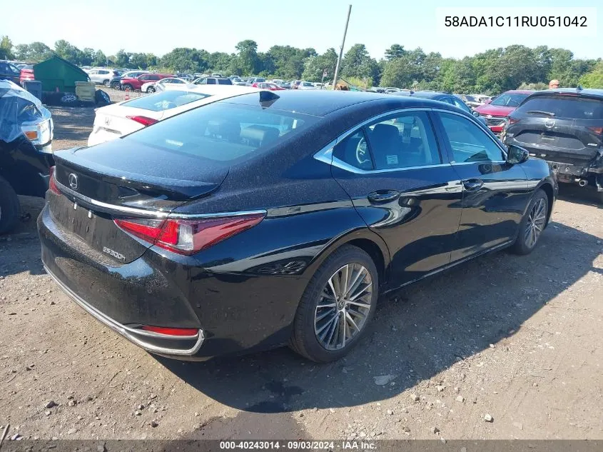 2024 Lexus Es 300H VIN: 58ADA1C11RU051042 Lot: 40243014