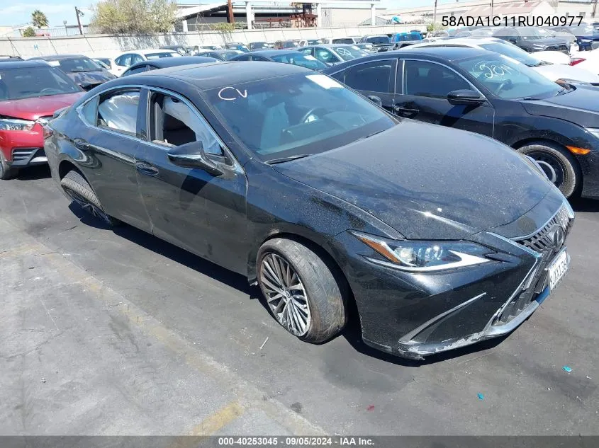 2024 Lexus Es 300H Base/300H Luxury/300H Ultra Luxury/300H F Sport Design/300H F Sport Handling VIN: 58ADA1C11RU040977 Lot: 40253045