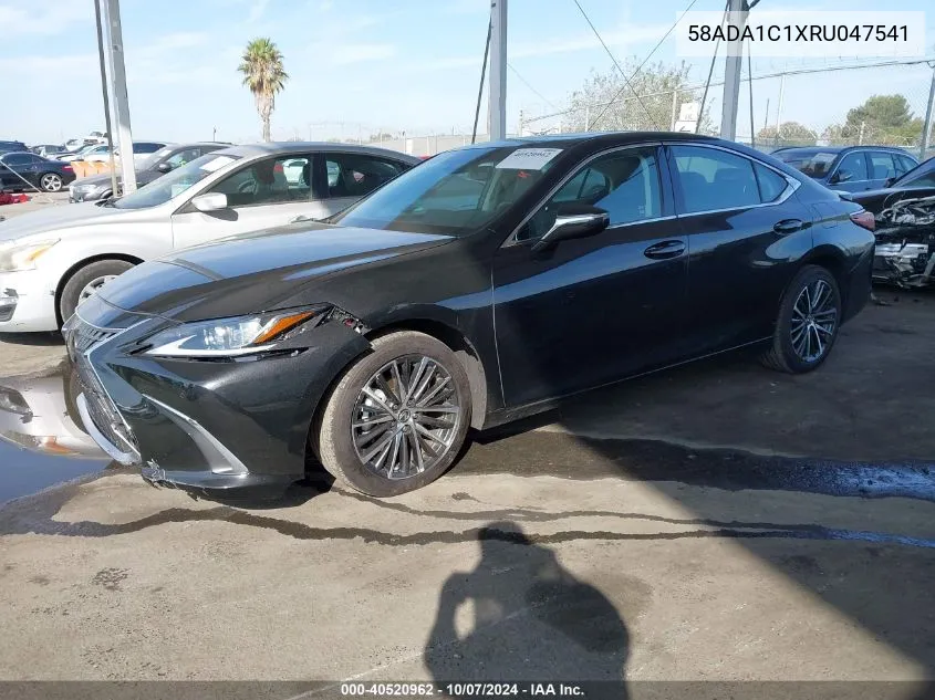 2024 Lexus Es 300H 300H Base/300H Luxury/300 VIN: 58ADA1C1XRU047541 Lot: 40520962