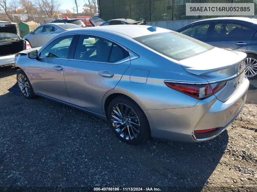 2024 Lexus Es 300H Luxury VIN: 58AEA1C16RU052885 Lot: 40786186