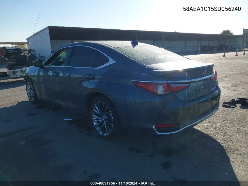 2025 Lexus Es 300H Luxury VIN: 58AEA1C15SU056240 Lot: 40891756