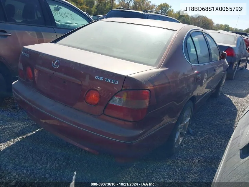 1999 Lexus Gs 300 VIN: JT8BD68S1X0065793 Lot: 39373610