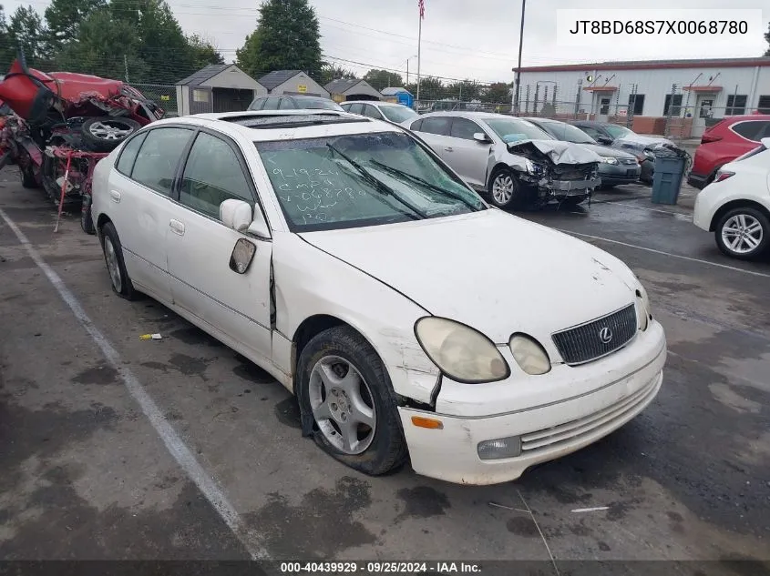 1999 Lexus Gs 300 VIN: JT8BD68S7X0068780 Lot: 40439929