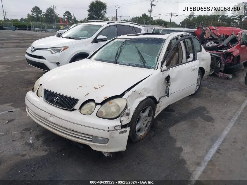 1999 Lexus Gs 300 VIN: JT8BD68S7X0068780 Lot: 40439929