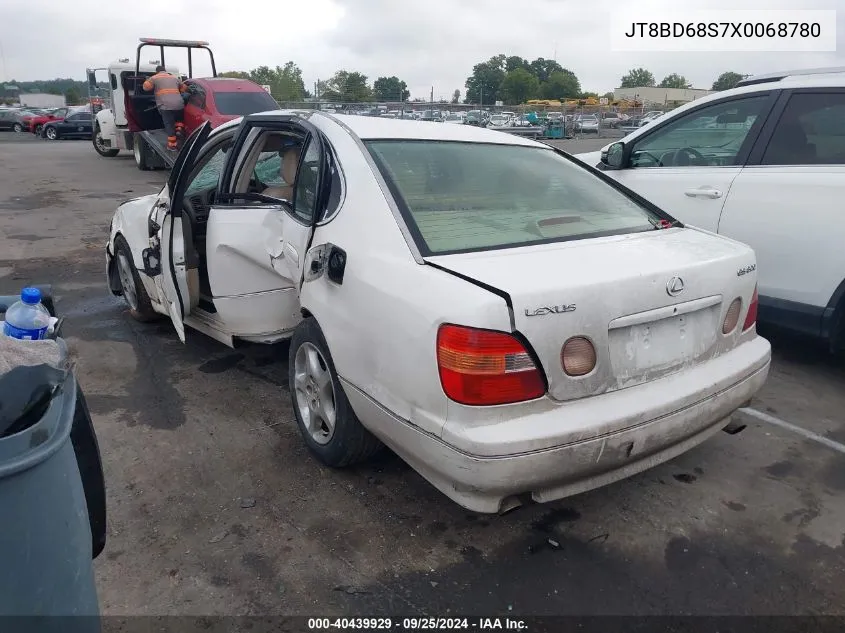 1999 Lexus Gs 300 VIN: JT8BD68S7X0068780 Lot: 40439929