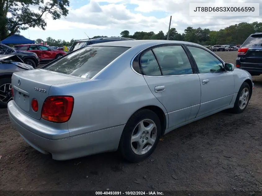 1999 Lexus Gs 300 VIN: JT8BD68S3X0066590 Lot: 40493891