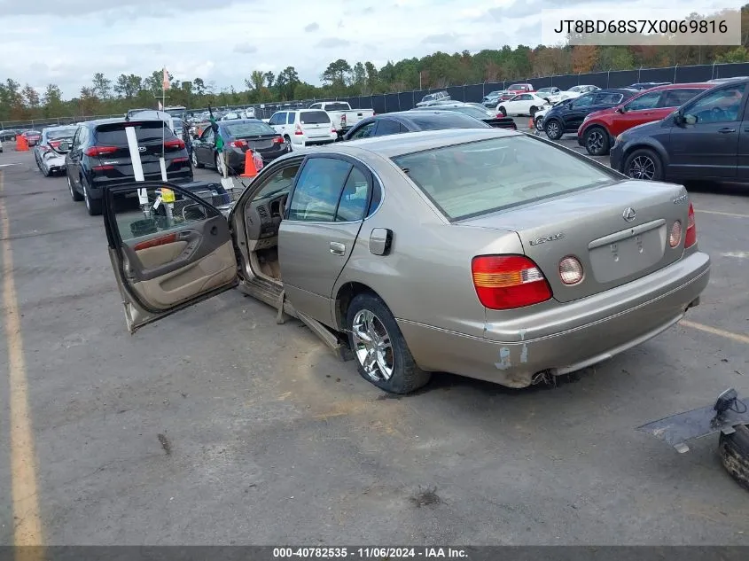 1999 Lexus Gs 300 VIN: JT8BD68S7X0069816 Lot: 40782535