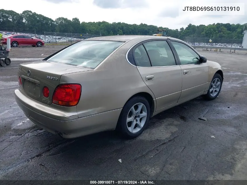 2001 Lexus Gs 300 VIN: JT8BD69S610131910 Lot: 39910071