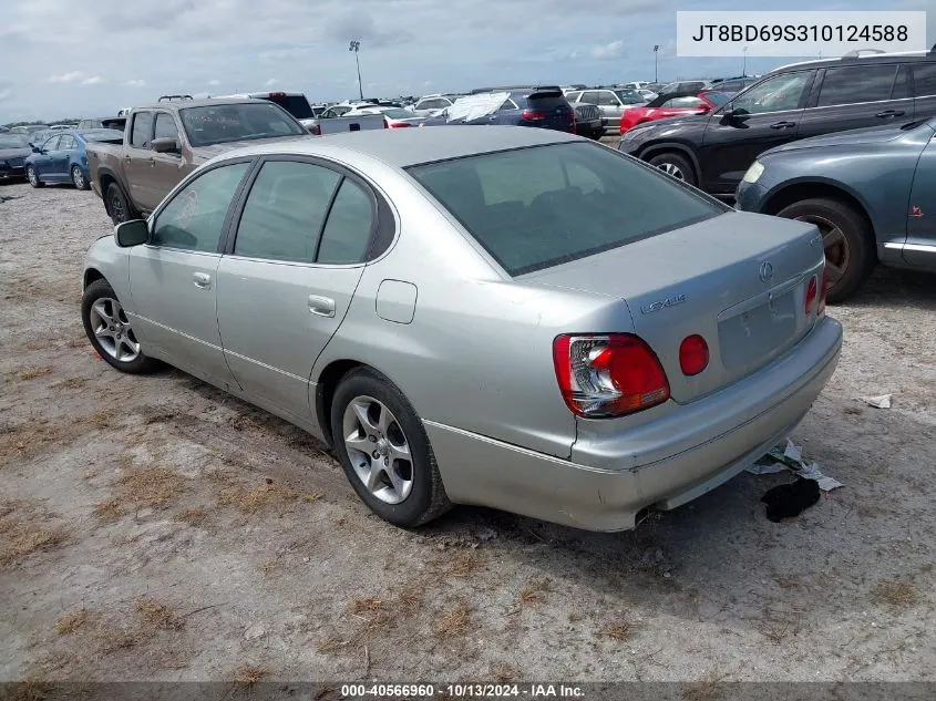 2001 Lexus Gs 300 VIN: JT8BD69S310124588 Lot: 40566960