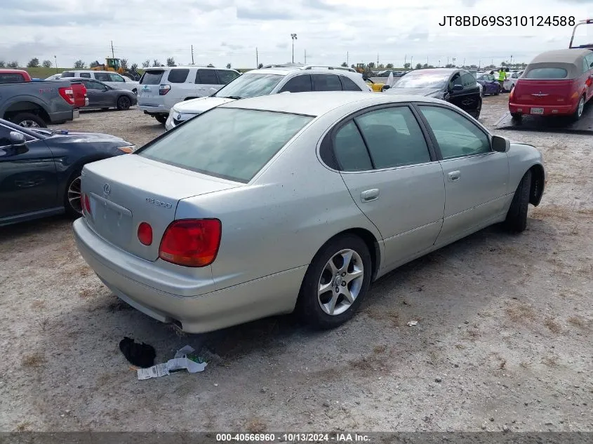 2001 Lexus Gs 300 VIN: JT8BD69S310124588 Lot: 40566960