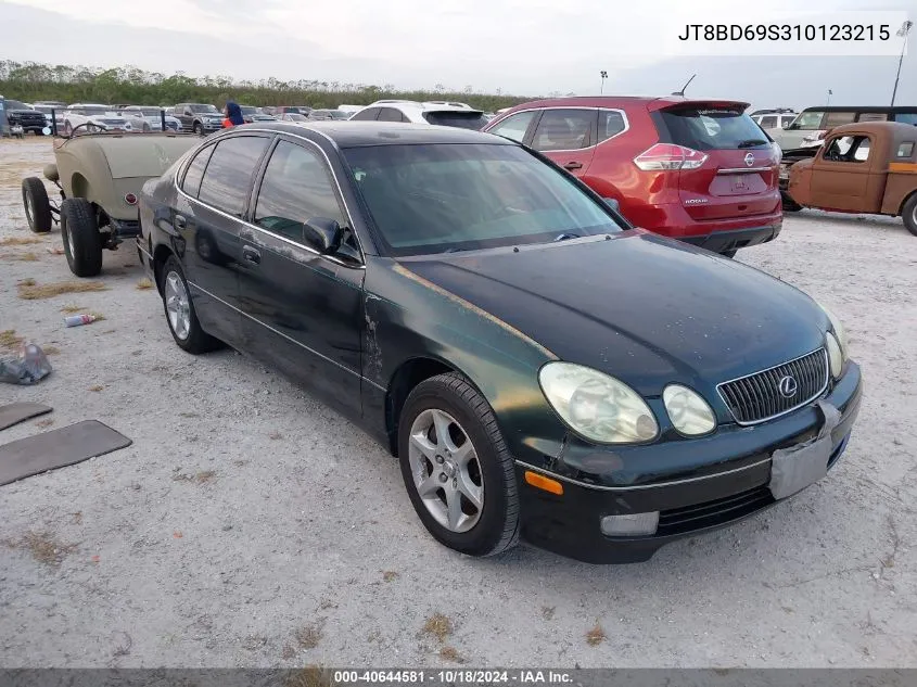 2001 Lexus Gs 300 VIN: JT8BD69S310123215 Lot: 40644581