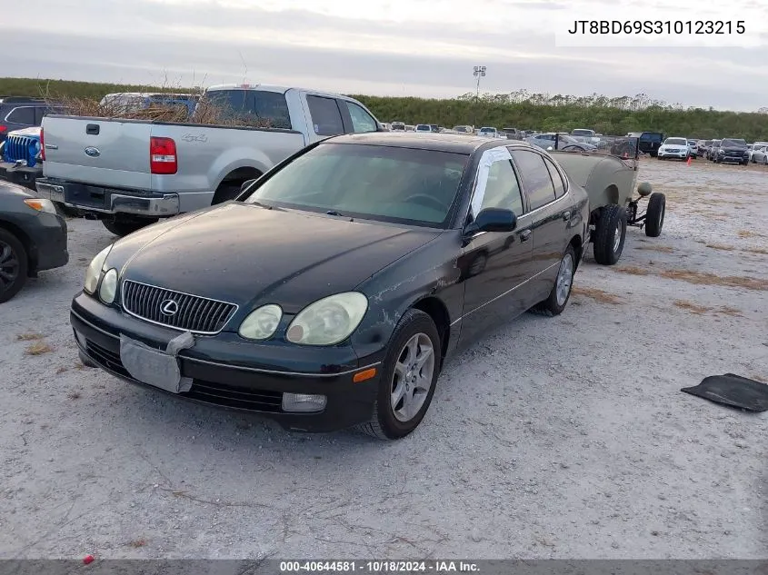 2001 Lexus Gs 300 VIN: JT8BD69S310123215 Lot: 40644581