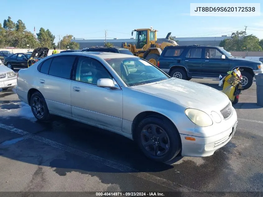 2002 Lexus Gs 300 300 VIN: JT8BD69S620172538 Lot: 40414971