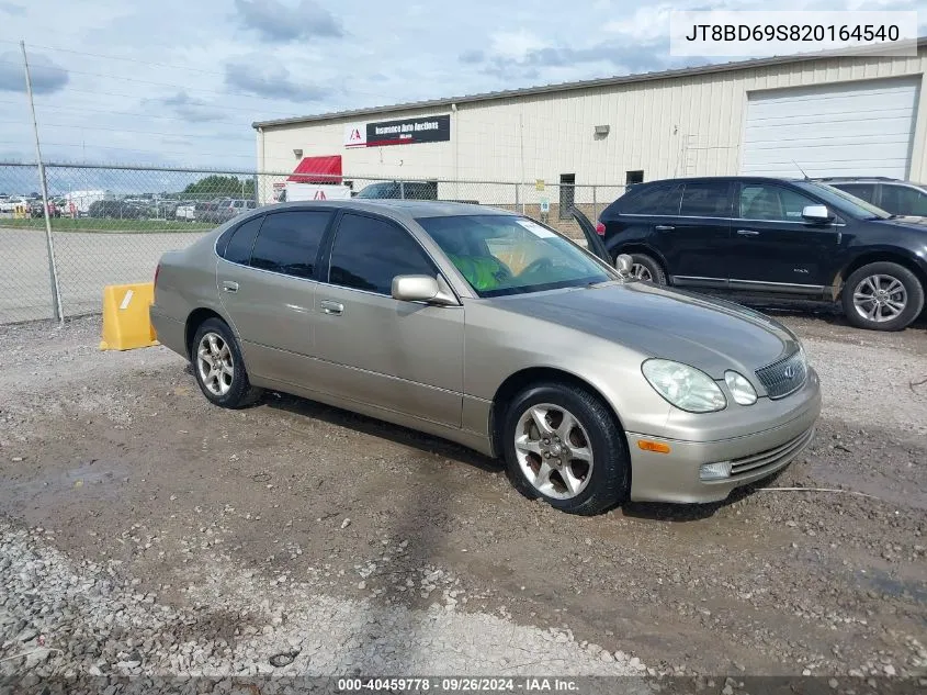 2002 Lexus Gs 300 VIN: JT8BD69S820164540 Lot: 40459778