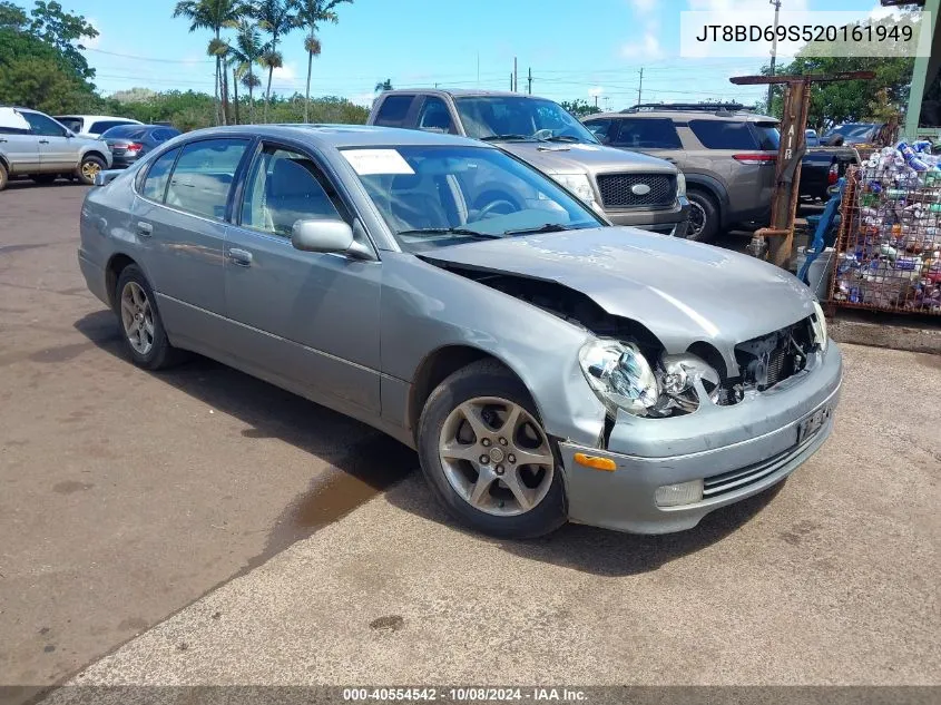 2002 Lexus Gs 300 VIN: JT8BD69S520161949 Lot: 40554542