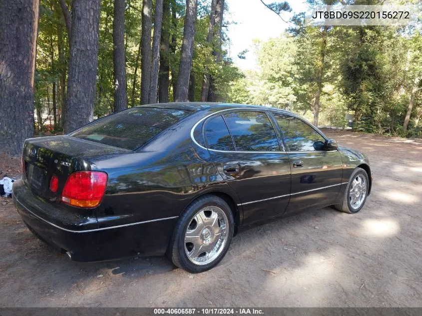 2002 Lexus Gs 300 VIN: JT8BD69S220156272 Lot: 40606587