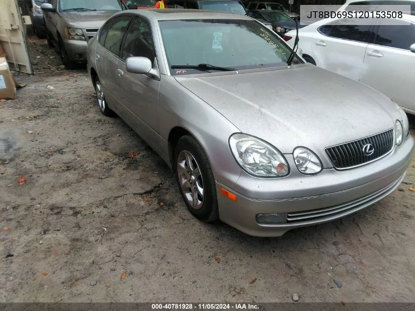 2002 Lexus Gs 300 VIN: JT8BD69S120153508 Lot: 40781928