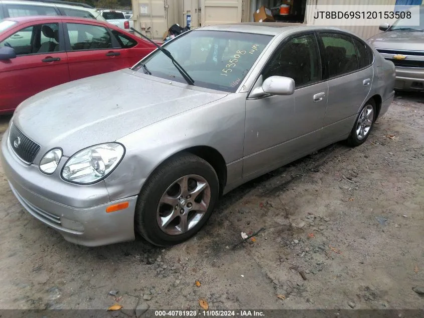 2002 Lexus Gs 300 VIN: JT8BD69S120153508 Lot: 40781928