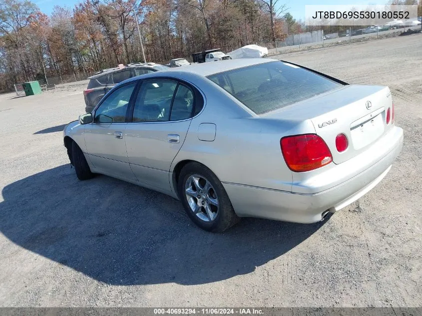 2003 Lexus Gs 300 VIN: JT8BD69S530180552 Lot: 40693294