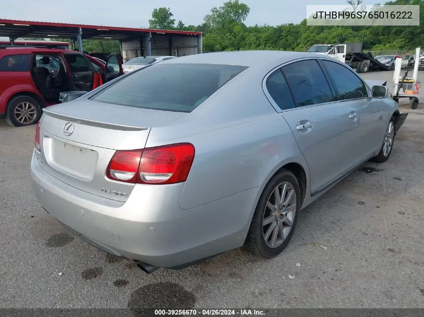 2006 Lexus Gs 300 VIN: JTHBH96S765016222 Lot: 39256670