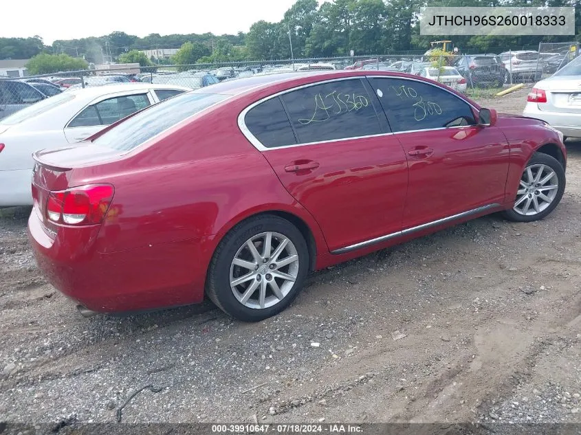 JTHCH96S260018333 2006 Lexus Gs 300