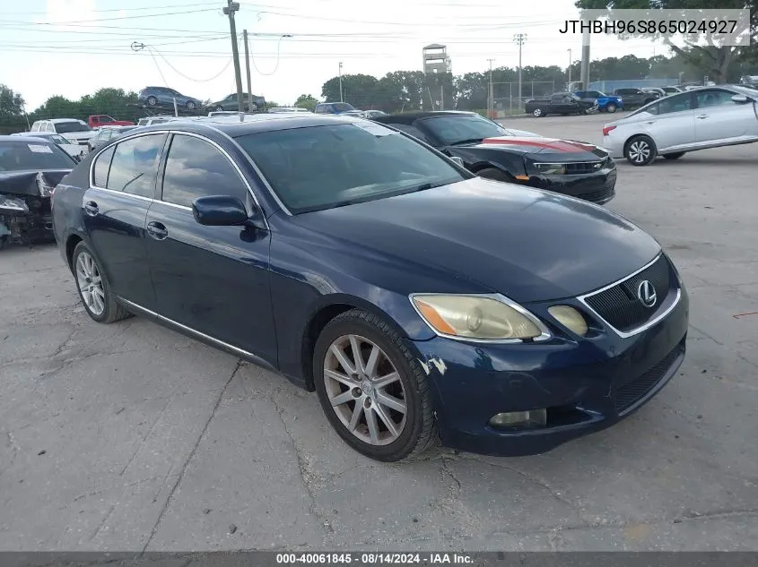 JTHBH96S865024927 2006 Lexus Gs 300