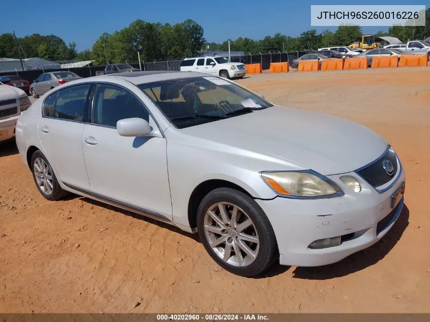 JTHCH96S260016226 2006 Lexus Gs 300