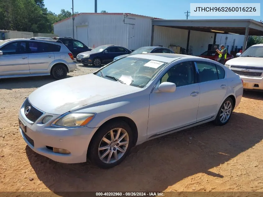 JTHCH96S260016226 2006 Lexus Gs 300