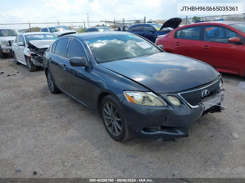 2006 Lexus Gs 300 Base (A6) VIN: JTHBH96S665035361 Lot: 40286760