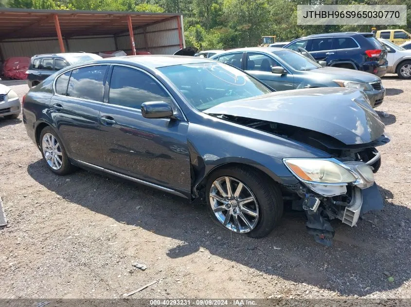 2006 Lexus Gs 300 Base (A6) VIN: JTHBH96S965030770 Lot: 40293231