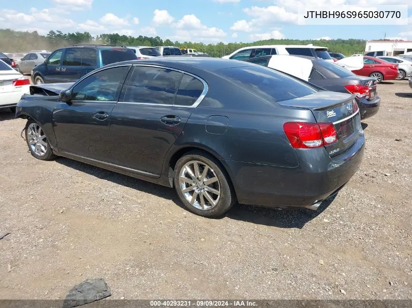 2006 Lexus Gs 300 Base (A6) VIN: JTHBH96S965030770 Lot: 40293231