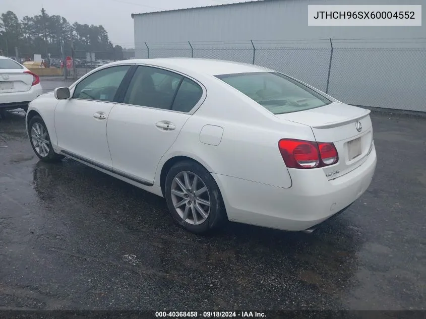 JTHCH96SX60004552 2006 Lexus Gs 300