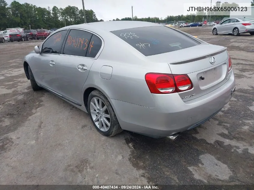 2006 Lexus Gs 300 VIN: JTHBH96SX65006123 Lot: 40407434