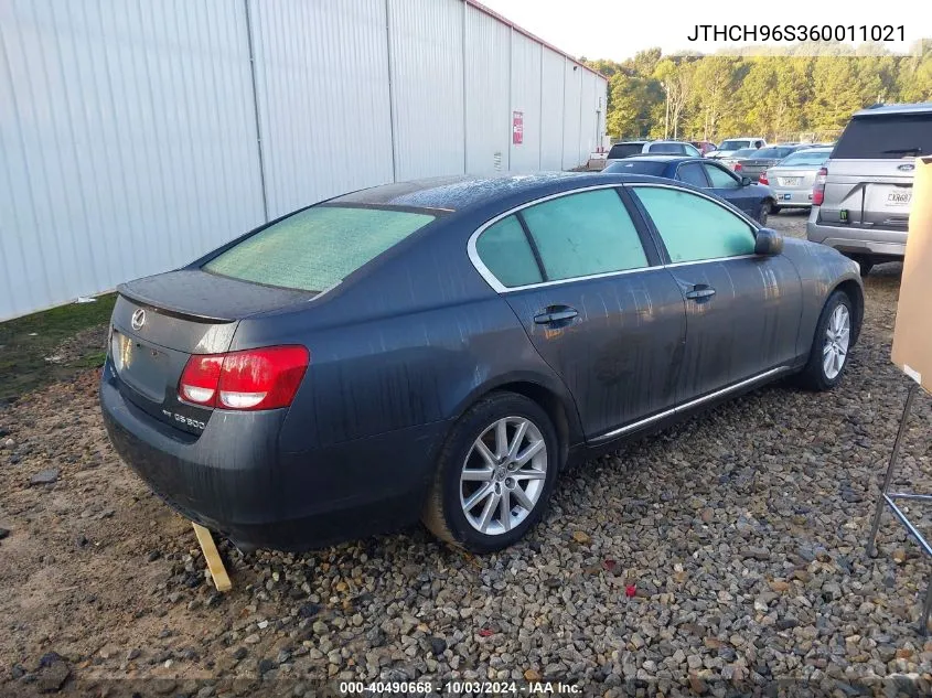 2006 Lexus Gs 300 VIN: JTHCH96S360011021 Lot: 40490668