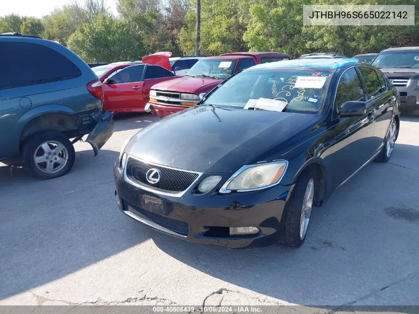 2006 Lexus Gs 300 VIN: JTHBH96S665022142 Lot: 40508439