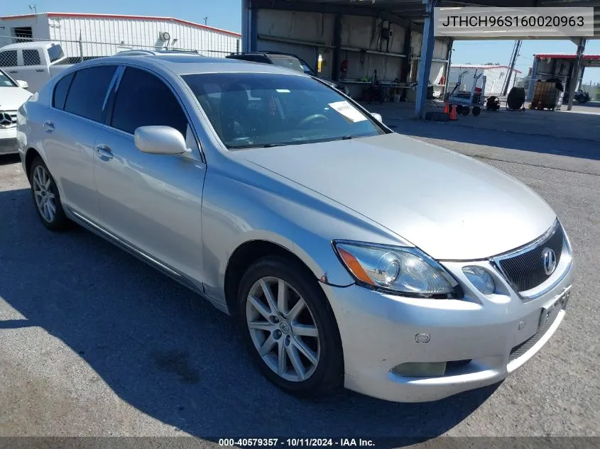 2006 Lexus Gs 300 VIN: JTHCH96S160020963 Lot: 40579357