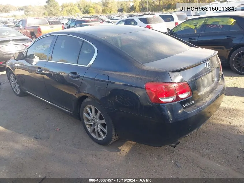 2006 Lexus Gs 300 VIN: JTHCH96S160013849 Lot: 40607457