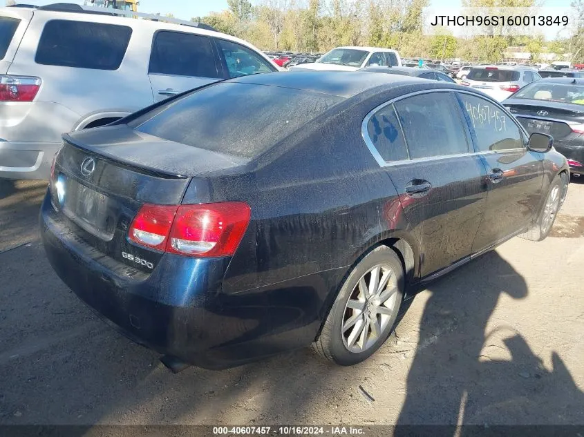 2006 Lexus Gs 300 VIN: JTHCH96S160013849 Lot: 40607457