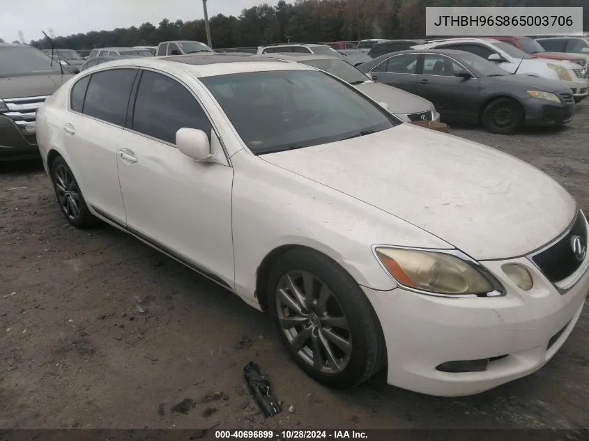 2006 Lexus Gs 300 VIN: JTHBH96S865003706 Lot: 40696899