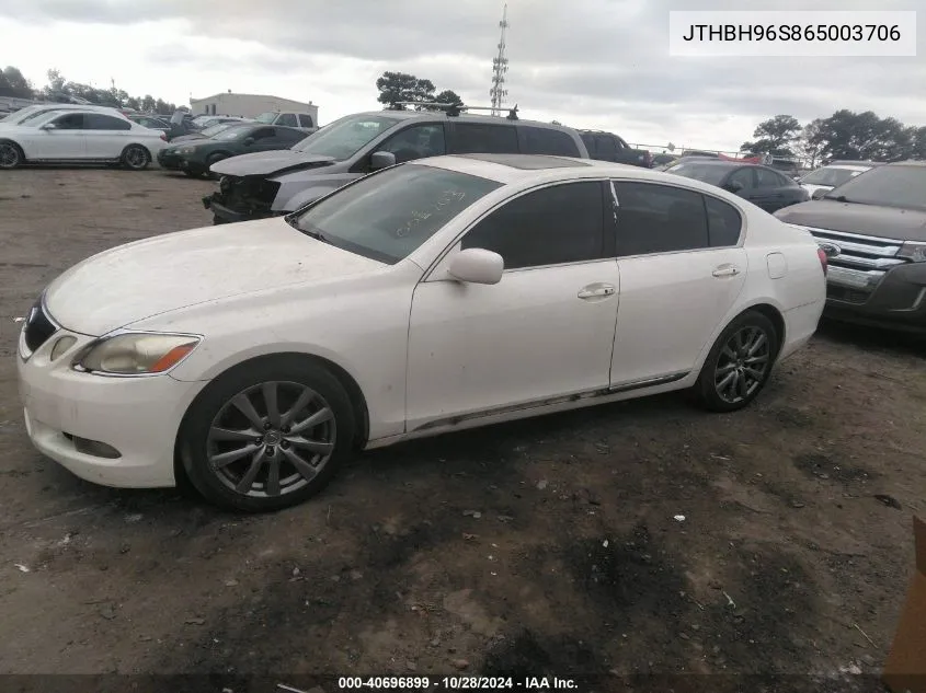 2006 Lexus Gs 300 VIN: JTHBH96S865003706 Lot: 40696899