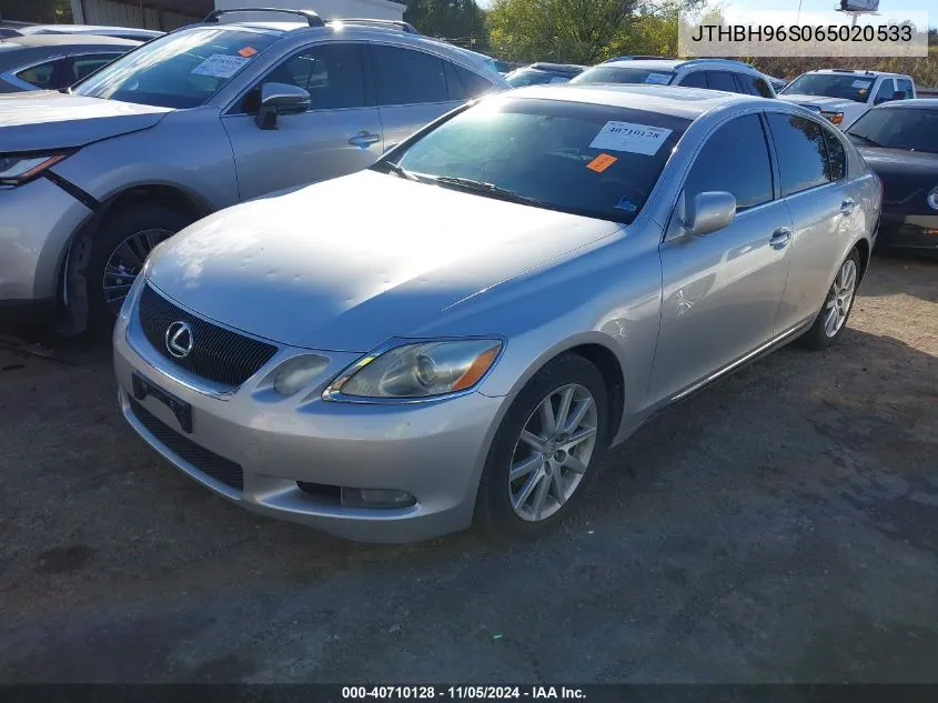 2006 Lexus Gs 300 VIN: JTHBH96S065020533 Lot: 40710128