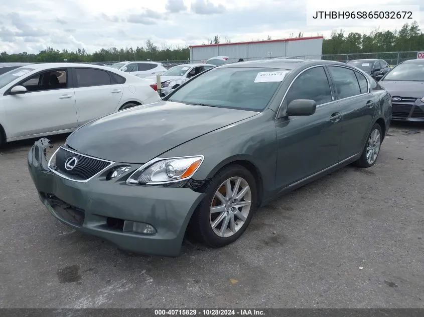 2006 Lexus Gs 300 VIN: JTHBH96S865032672 Lot: 40715829