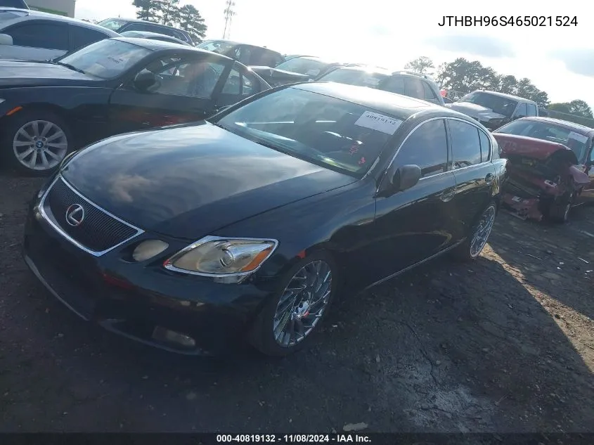 2006 Lexus Gs 300 VIN: JTHBH96S465021524 Lot: 40819132