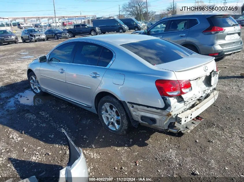 2006 Lexus Gs 300 VIN: JTHCH96S560007469 Lot: 40827087