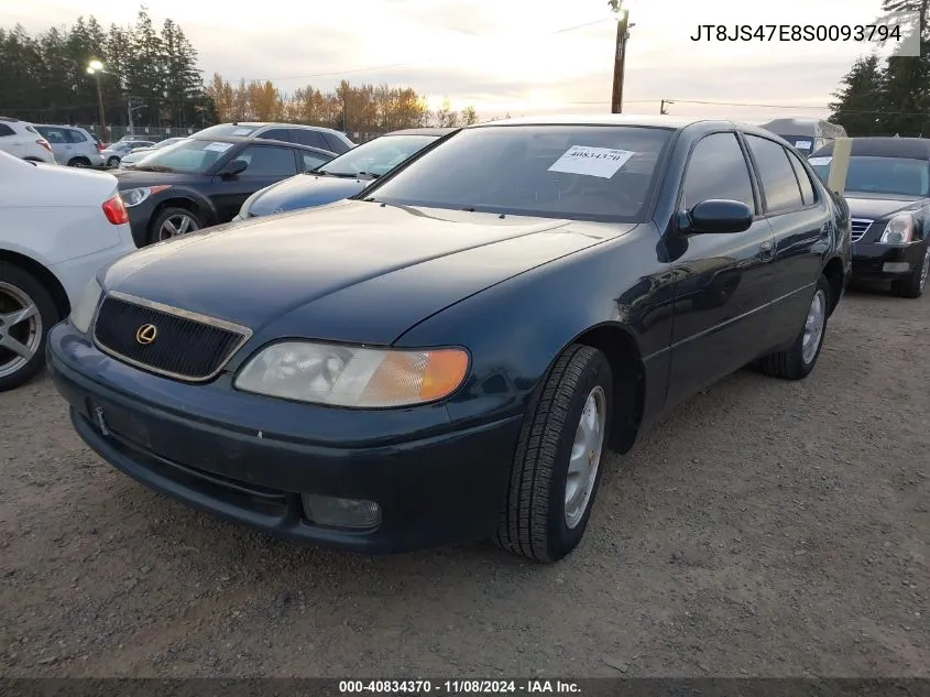 1995 Lexus Gs 300 VIN: JT8JS47E8S0093794 Lot: 40834370